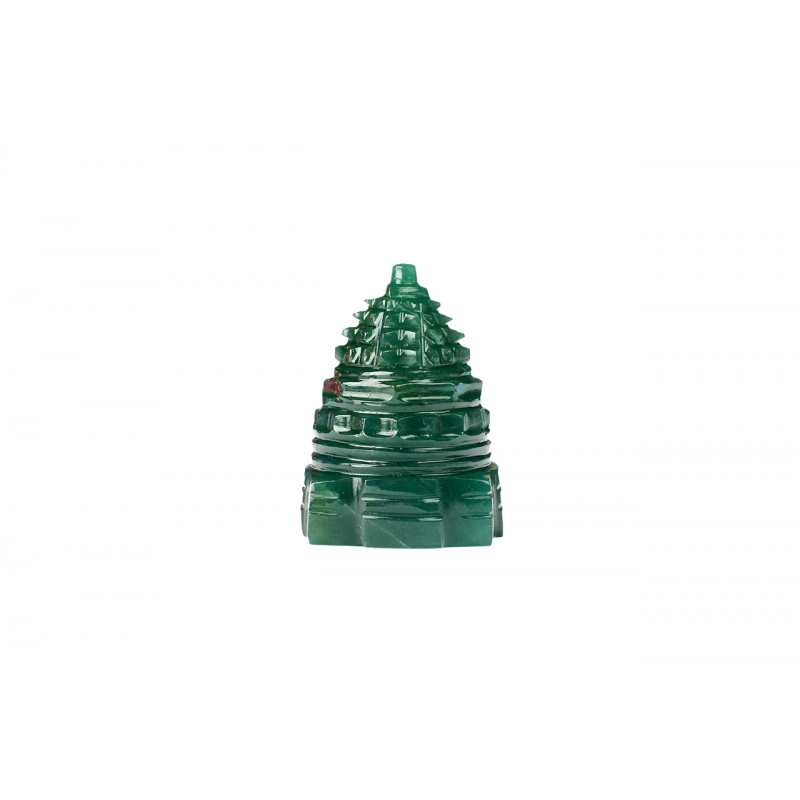 Shree Yantra In Natural Green Jade 65 Gms